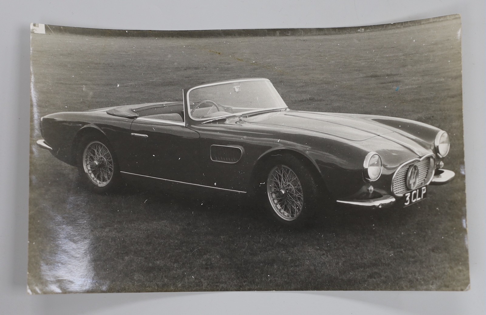 Maserati related ephemera including signed Stirling Moss Limited correspondence
